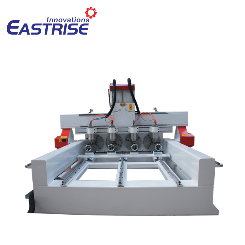 Macchina del router di CNC di intaglio 3D di legno rotondo della Cina 4 teste da vendere