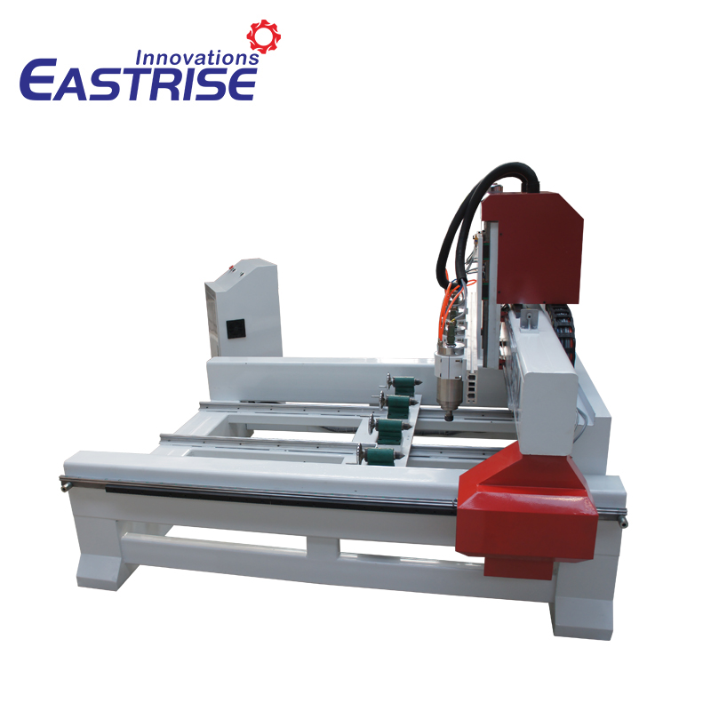 Macchina del router di CNC di intaglio 3D di legno rotondo della Cina 4 teste da vendere