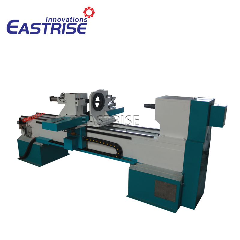 Tornio per tornitura del legno CNC con mandrino per intaglio a 3 assi 