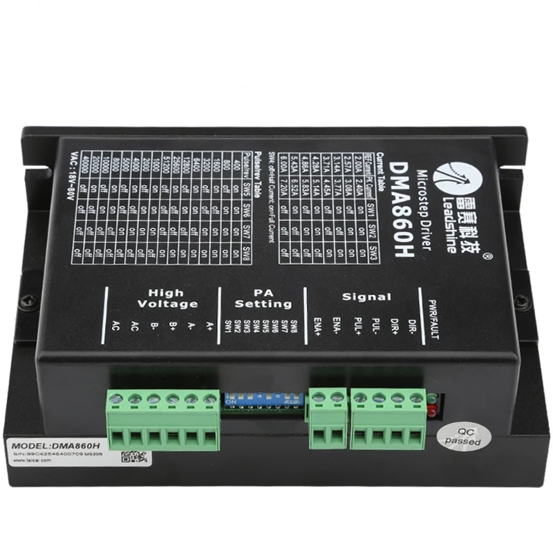 Router di CNC all'ingrosso Leadshine Dma860h Driver 18v-80vdc 2.4a-7.2a step Driver Driver del motore passo-passo