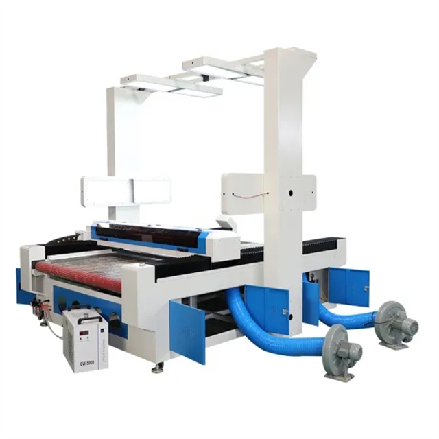 CNC di visione della macchina fotografica del CCD di grande formato dell'alimentazione automatica della tagliatrice del laser di CO2 per il tessuto del tessuto